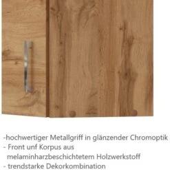 Held Möbel Eckhängeschrank Sorrento BxHxT 60 X 57 X 60 Cm Wotaneiche-Wotaneiche -Obi Kuche Geschaft 853757 11016600 8