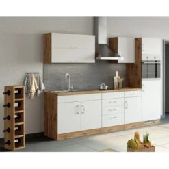 Held Möbel Unterschrank Sorrento 50 X 85 X 60 Cm Tür Schubk. + EL-B. Weiß-Wotan. -Obi Kuche Geschaft 853760 11016600 14