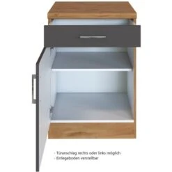 Held Möbel Unterschrank Sorrento 50 X 85 X 60 Cm Tür Schub. + EL-B. Anth.-Wotan. 18 Held Möbel Unterschrank Sorrento 50 X 85 X 60 Cm Tür Schub. + EL-B. Anth.-Wotan. -Obi Kuche Geschaft 853761 11016600 2