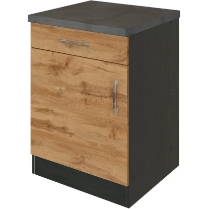 Held Möbel Unterschrank Sorrento 50 X 85 X 60 Cm Tür Schub. + EL-B. Wotan.-Graf. 3 Held Möbel Unterschrank Sorrento 50 X 85 X 60 Cm Tür Schub. + EL-B. Wotan.-Graf.