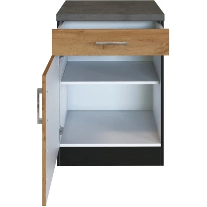 Held Möbel Unterschrank Sorrento 50 X 85 X 60 Cm Tür Schub. + EL-B. Wotan.-Graf. 5 Held Möbel Unterschrank Sorrento 50 X 85 X 60 Cm Tür Schub. + EL-B. Wotan.-Graf. – Bild 3