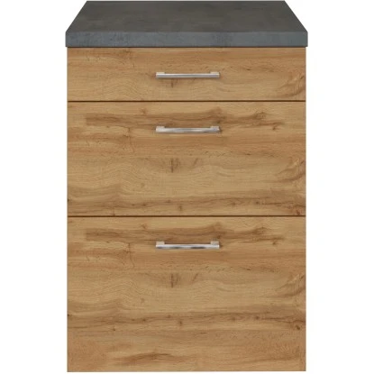 Held Möbel Auszugsschrank Sorrento 50 X 85 X 60 Cm 1 Schubk. 2 Ausz. Wotaneiche 4 Held Möbel Auszugsschrank Sorrento 50 X 85 X 60 Cm 1 Schubk. 2 Ausz. Wotaneiche – Bild 2