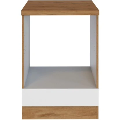 Held Möbel Herdumbau Sorrento B60 X H85 X T60 Cm Nische F. Ofen Weiß-Wotaneiche 4 Held Möbel Herdumbau Sorrento B60 X H85 X T60 Cm Nische F. Ofen Weiß-Wotaneiche – Bild 2