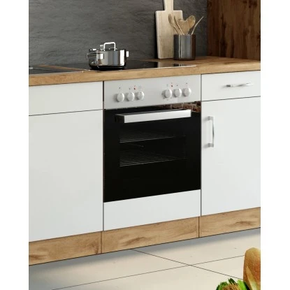 Held Möbel Herdumbau Sorrento B60 X H85 X T60 Cm Nische F. Ofen Weiß-Wotaneiche 8 Held Möbel Herdumbau Sorrento B60 X H85 X T60 Cm Nische F. Ofen Weiß-Wotaneiche – Bild 6