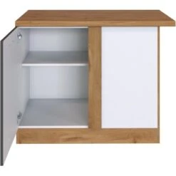 Held Möbel Eckunterschrank Sorrento 110 X 85 X 60 Cm Tür + EL-B. Anth.-Wotan. -Obi Kuche Geschaft 853844 11016600 3