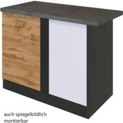 Held Möbel Eckunterschrank Sorrento 110 X 85 X 60 Cm Tür + EL-B. Wotan.-Grafit 13 Held Möbel Eckunterschrank Sorrento 110 X 85 X 60 Cm Tür + EL-B. Wotan.-Grafit -Obi Kuche Geschaft 853846 11016600 2