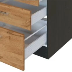 Held Möbel Kochfeldumbauschrank Sorrento 60 X 85 X 60 Cm 2 SK 1 AZ Wotan.-Graf. -Obi Kuche Geschaft 853851 11016600 9