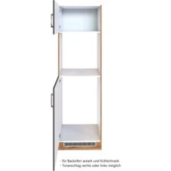 Held Möbel Ofen-Kühlschrankumbau Sorrento B60x H200x T60 Cm Anthraz.-Wotaneiche -Obi Kuche Geschaft 853871 11016600 3