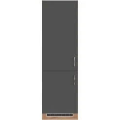 Held Möbel Kühl-Gefrierschrankumbau Sorrento B60x H200x T60 Cm Anthr.-Wotanei. -Obi Kuche Geschaft 853910 11016600 2