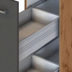 Held Möbel Apothekerschrank Sorrento 30x 200x 60 Cm 2 Ausz. 5 Fäch. Ant.-Wotan. -Obi Kuche Geschaft 853933 11016600 8