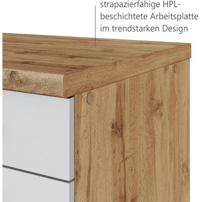 Held Möbel Winkelküche 240 Cm - 270 Cm Matt Weiß-Wotaneiche 11 Held Möbel Winkelküche 240 Cm - 270 Cm Matt Weiß-Wotaneiche – Bild 9