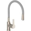 Eisl Spültischarmatur Edelstahloptik Flexo Hellgrau -Obi Kuche Geschaft 9002560796554 2759 1