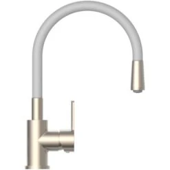 Eisl Spültischarmatur Edelstahloptik Flexo Hellgrau -Obi Kuche Geschaft 9002560796554 2759 3