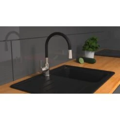 Eisl Spültischarmatur Edelstahloptik Flexo Schwarz 9 Eisl Spültischarmatur Edelstahloptik Flexo Schwarz -Obi Kuche Geschaft 9002560796561 2759 3