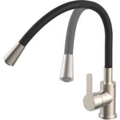 Eisl Spültischarmatur Edelstahloptik Flexo Schwarz 10 Eisl Spültischarmatur Edelstahloptik Flexo Schwarz -Obi Kuche Geschaft 9002560796561 2759 4