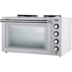 Silva Mini Backofen Inklusive 2 Herdplatten 3300 W, 230°C