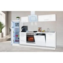 Respekta Premium Küchenzeile 280 Cm Weiß Hochglanz -Obi Kuche Geschaft 9278367 2929 RP280WWC 1