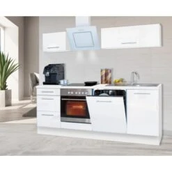 Respekta Premium Küchenzeile 220 Cm Weiß Hochglanz 23 Respekta Premium Küchenzeile 220 Cm Weiß Hochglanz -Obi Kuche Geschaft 9280603 2929 RP220WWC 1