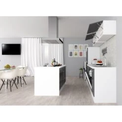 Respekta Premium Inselküche 310 Cm Grau Hochglanz-Weiß 19 Respekta Premium Inselküche 310 Cm Grau Hochglanz-Weiß -Obi Kuche Geschaft 928121 4384 1