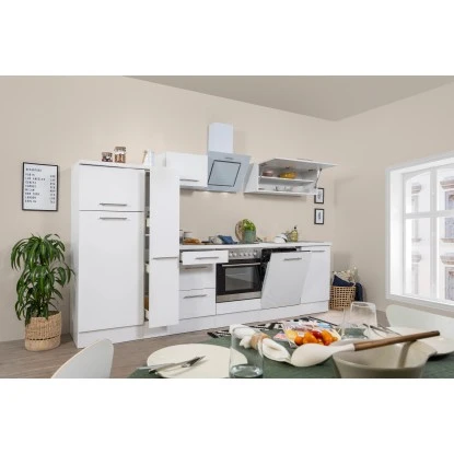 Respekta Premium Küchenzeile 310 Cm Weiß Hochglanz 3 Respekta Premium Küchenzeile 310 Cm Weiß Hochglanz