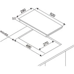 Respekta Domino-Glaskeramikkochfeld KM9130T-28Rahmenlos -Obi Kuche Geschaft 9573437 4384 03