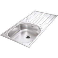 Respekta Küchenzeile 150 Cm Rot-Buche 13 Respekta Küchenzeile 150 Cm Rot-Buche -Obi Kuche Geschaft 97133 4384 spuele860x435 5