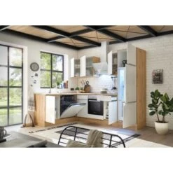 Respekta Küchenzeile Marleen 280 Cm Artisan-Eiche Weiß Hochglanz Winkel 19 Respekta Küchenzeile Marleen 280 Cm Artisan-Eiche Weiß Hochglanz Winkel -Obi Kuche Geschaft 980048 4384 3