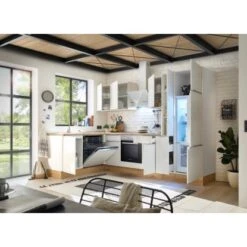 Respekta Küchenzeile Marleen 310 Cm Artisan-Eiche Weiß Winkel -Obi Kuche Geschaft 980062 4384 3