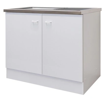 Flex-Well Classic Komplettspüle 100 X 50 Cm Speed Weiß Mit Auflagespüle 3 Flex-Well Classic Komplettspüle 100 X 50 Cm Speed Weiß Mit Auflagespüle