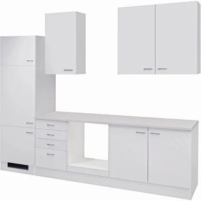 Flex-Well Classic Küchenzeile Wito 270 Cm Ohne E-Geräte Weiß