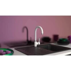 Eisl Spültischarmatur Diziani Weiß-Chrom -Obi Kuche Geschaft armaturdizianiweisschrom 9