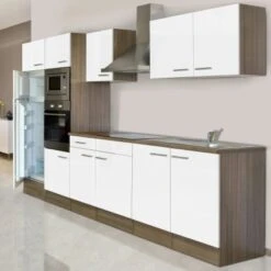 Respekta Küchenzeile KB330EYWMIGKE 330 Cm Weiß Seidengl.-Eiche York Nachbildung 32 Respekta Küchenzeile KB330EYWMIGKE 330 Cm Weiß Seidengl.-Eiche York Nachbildung -Obi Kuche Geschaft eile KB330EYWMIGKE 330cm 1