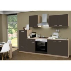 Menke Küchenzeile Classic 270 Cm Lava Melamin-Sonoma Eiche Nachbildung 8 Menke Küchenzeile Classic 270 Cm Lava Melamin-Sonoma Eiche Nachbildung -Obi Kuche Geschaft enzeile Classic 270 Lava 2