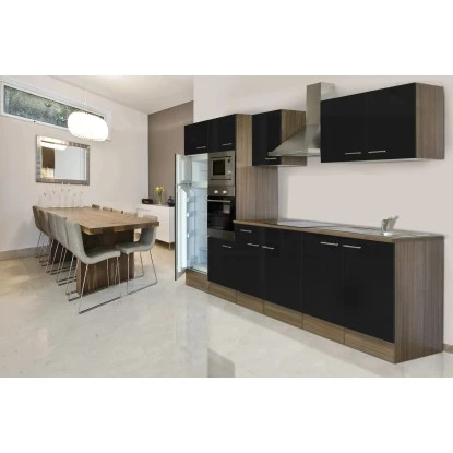 Respekta Küchenzeile KB330EYSMIGKE 330 Cm Schwarz-Eiche York Nachbildung 15 Respekta Küchenzeile KB330EYSMIGKE 330 Cm Schwarz-Eiche York Nachbildung – Bild 13