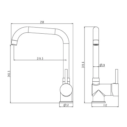 Eisl Spültischarmatur Futura Chrom 9 Eisl Spültischarmatur Futura Chrom – Bild 7